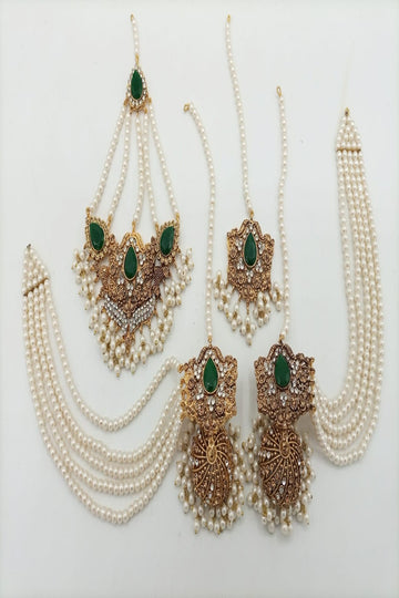 HS | JEWELLERY | SET | WHITE GREEN