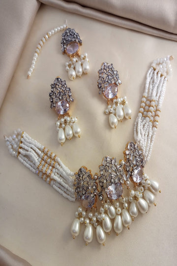 HS | JEWELLERY | WHITE SET