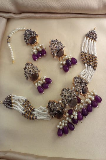 HS | JEWELLERY | PURPLE SET