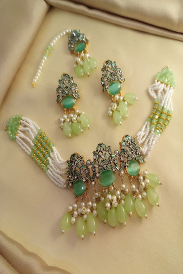 HS | JEWELLERY | LIGHT GREEN SET