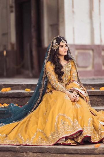 MAHA WAJAHAT | BRIDAL | YELLOW BRIDAL