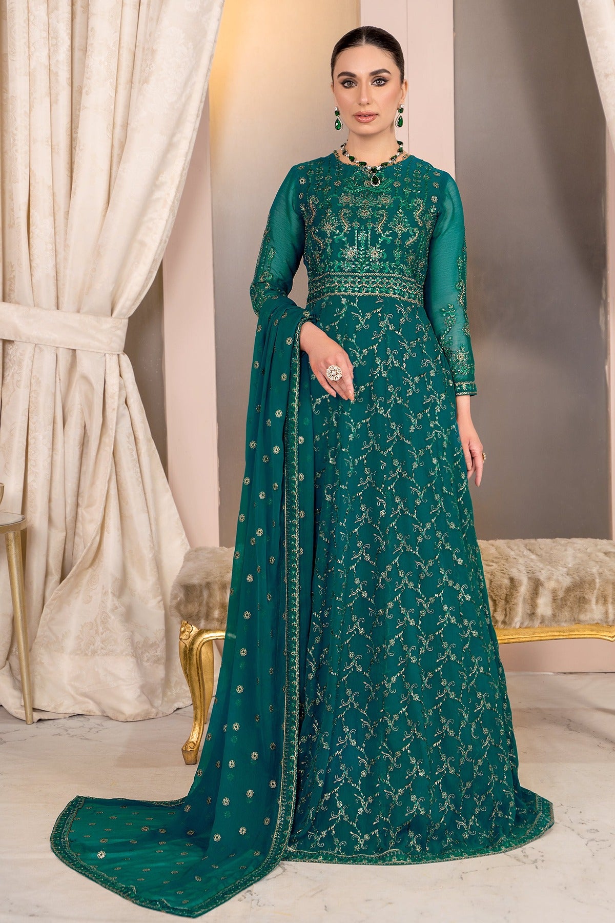ZARIF | AFREEN | ZA 07 TROPICAL | FROCK