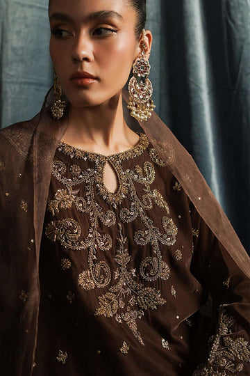 ZAIB | COUTURE | THE BRONZE VELVET ZC-008