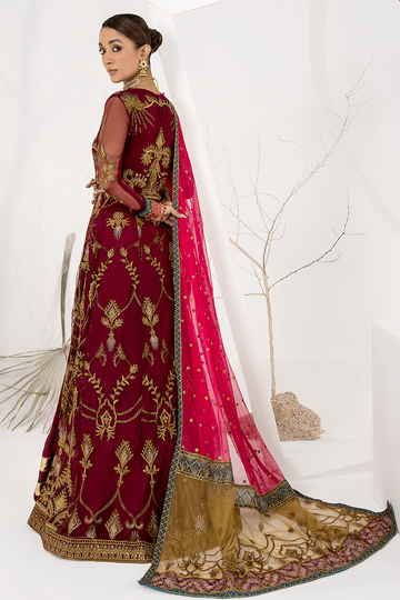 ZARIF | LA CELESTE LUXURY FORMALS | ZLC 04 BURNT ROSE | GOWN