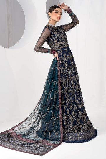 ZARIF | LA CELESTE LUXURY FORMALS | ZLC 01 BLUEBERRY | FROCK
