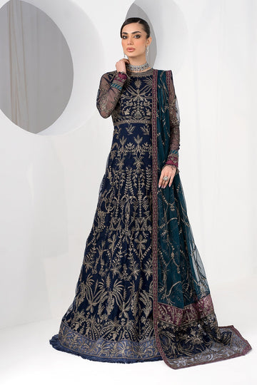 ZARIF | LA CELESTE LUXURY FORMALS | ZLC 01 BLUEBERRY | FROCK