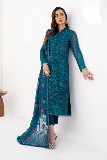 ZARIF | LA CELESTE LUXURY FORMALS | ZLC 03 GARDENIA | SHIRT WITH SLEEVES