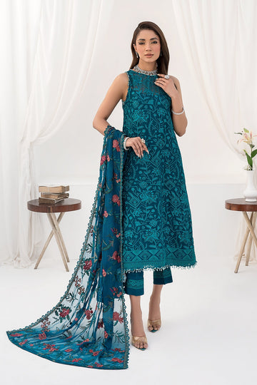 ZARIF | LA CELESTE LUXURY FORMALS | ZLC 03 GARDENIA | SLEEVELESS