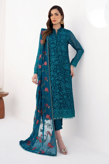 ZARIF | LA CELESTE LUXURY FORMALS | ZLC 03 GARDENIA | SHIRT WITH SLEEVES