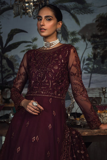 ZARIF | LA ROSELLA | ZLR 06 CARMINE | FROCK