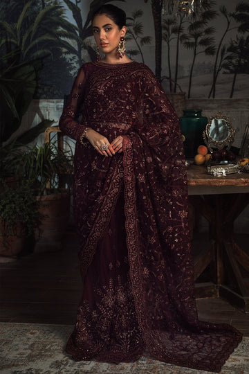 ZARIF | LA ROSELLA | ZLR 06 CARMINE | SAREE