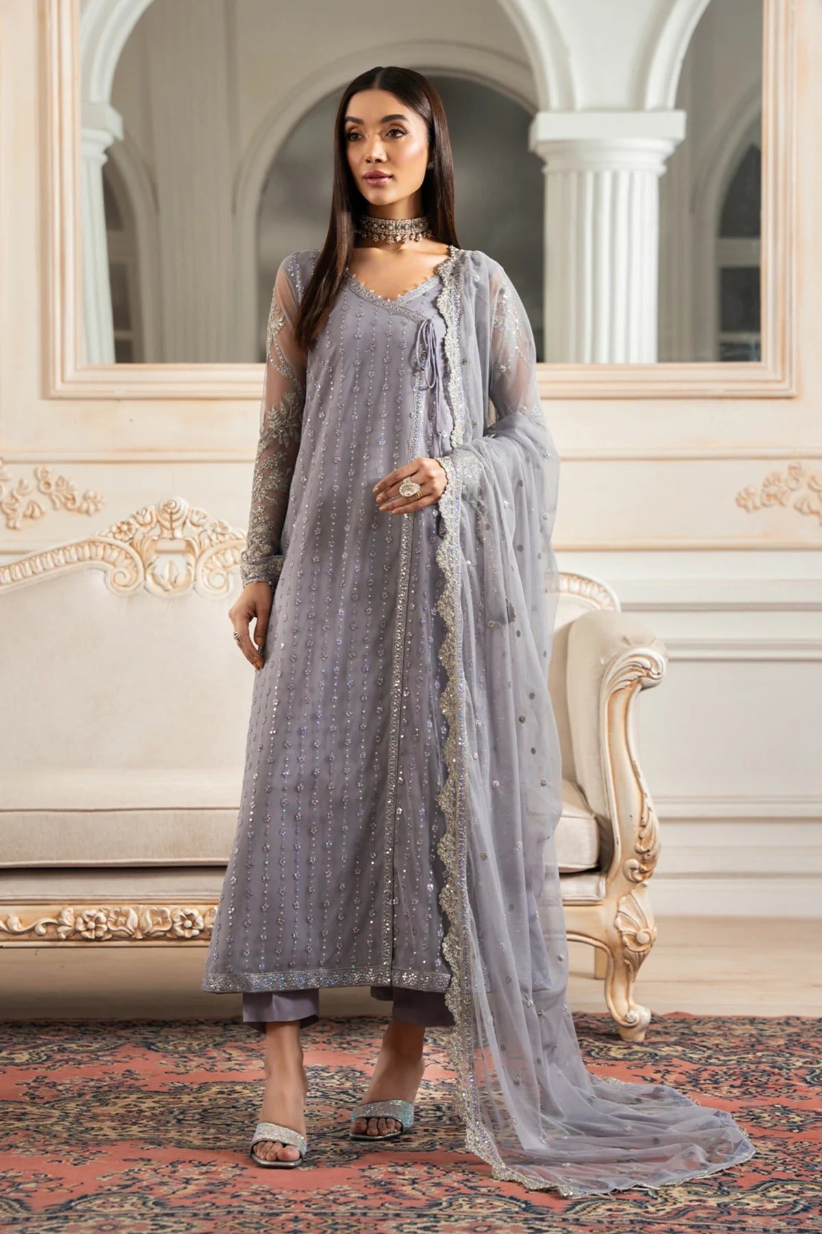 ZARIF | NAFEES FORMALS '25 | ZNAF - 01 MERVE | ANGRAKHA