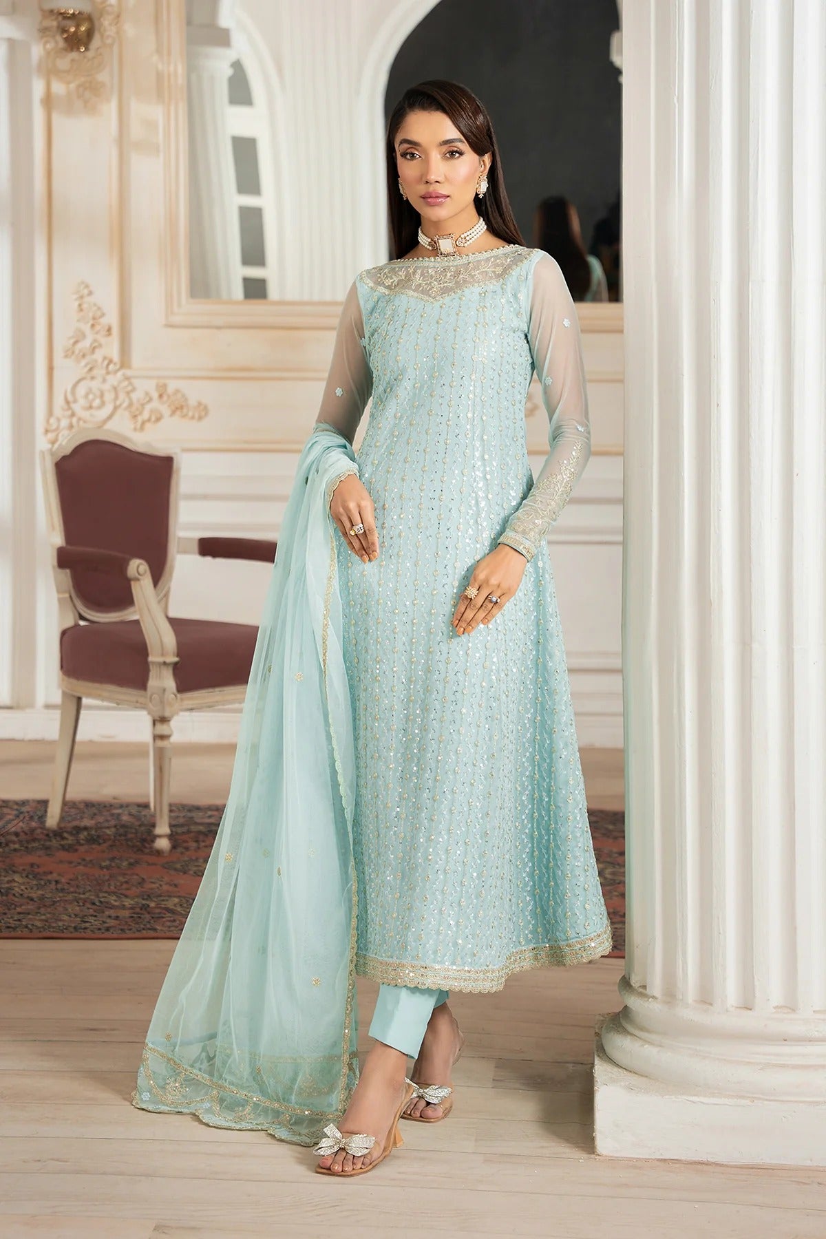 ZARIF | NAFEES FORMALS '25 | ZNAF - 04 KEREM | FROCK