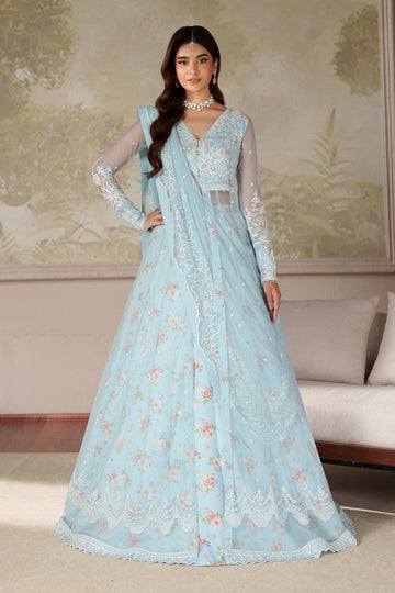 ZARIF | ZANEERA PRINTED & EMBROIDERED FORMALS | ZRF-ZPE-02 AROOSH | GOWN