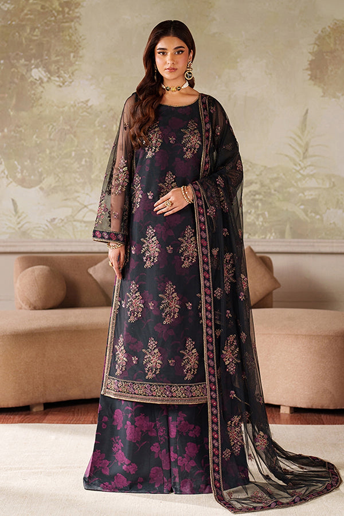 ZARIF | ZANEERA PRINTED & EMBROIDERED FORMALS | ZRF-ZPE-05 ASHAAL