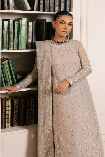 ZARIF | INAYAT | ZRI 05 DHANAK | LONG SHIRT WITH LEHNGA