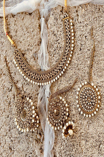 KOH-E-GEM | JEWELLERY | ZEWAR-E-AROOS NECKLACE