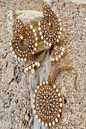 KOH-E-GEM | JEWELLERY | ZEWAR-E-AROOS NECKLACE