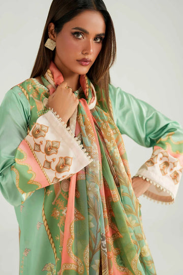 AKBAR ASLAM | SILK PRET | ZINNIA