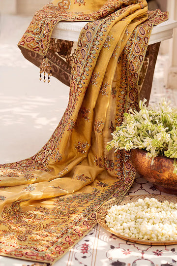 AIK | WEDDING FESTIVE ’24 VOL. 2 - INDIAN GOLD TISSUE SHAWL