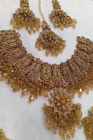 HS | JEWELLERY | GOLDEN BRIDAL SET