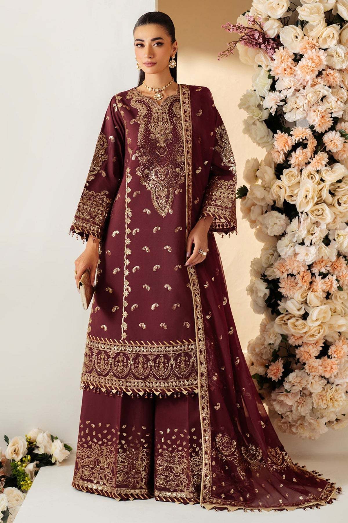 ALIZEH | LUXE - LUXURY RAW SILK | AF-RS-01-SALSA