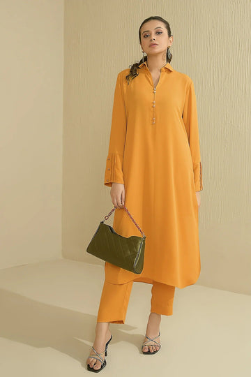 PEACH REPUBLIC | YELLOWISH MUSTARD PREMIUM DRESS